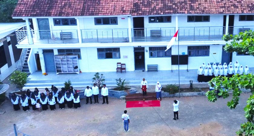 Khidmat dan Penuh Semangat, MI Lughatul Islamiyah Peringati HUT ke-81 Kemerdekaan RI