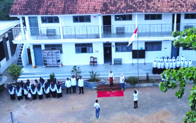 Khidmat dan Penuh Semangat, MI Lughatul Islamiyah Peringati HUT ke-81 Kemerdekaan RI